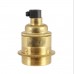 Period Metal Bulb Holder - Screw E27 - Available in 2 finishes